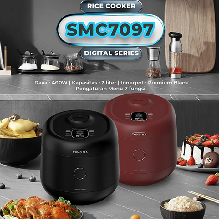 Yong Ma Magic Com Digital 2 Liter Eco Wing  - SMC7097 - Hitam